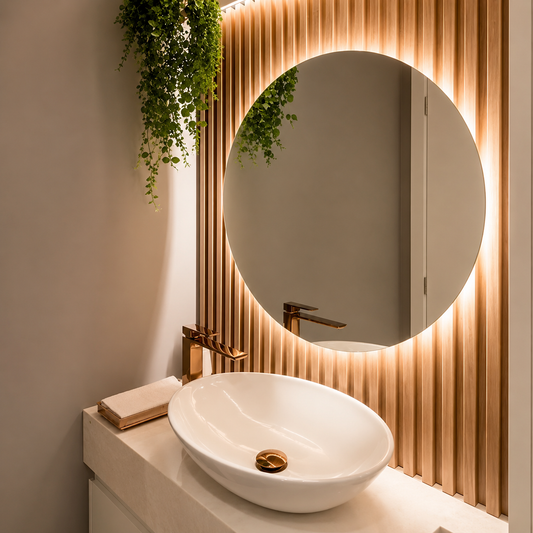 Modern Round LED Wall Mirror