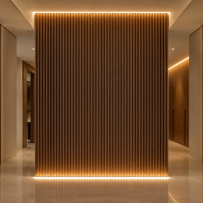 Flexible Acoustic Slat Panel – 270 × 110 cm